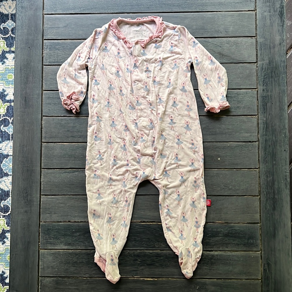 Magnetic Me 6-9mos ballerina pajamas